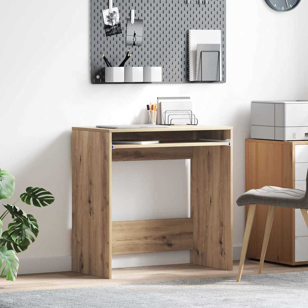 vidaXL Schreibtisch Artisan-Eiche Holzwerkstoff 77,5 x 43 x 79 cm