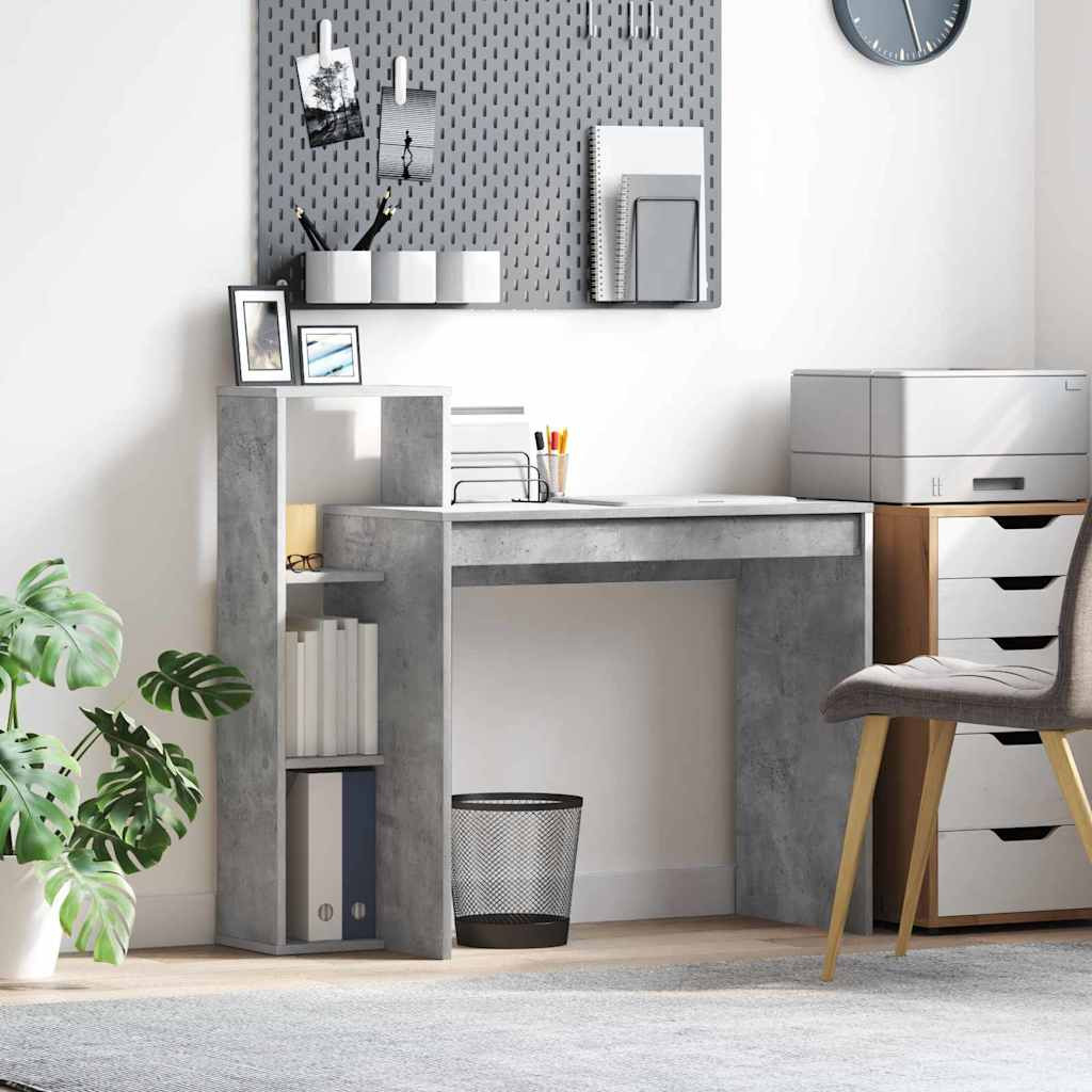 vidaXL Schreibtisch Beton Grau 100 x 40 x 90 cm Holzwerkstoff