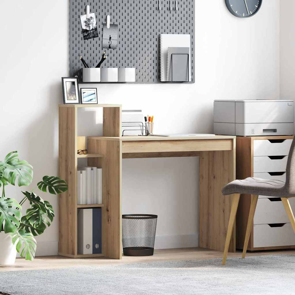 vidaXL Schreibtisch Artisan-Eiche Holzwerkstoff 100 x 40 x 90 cm