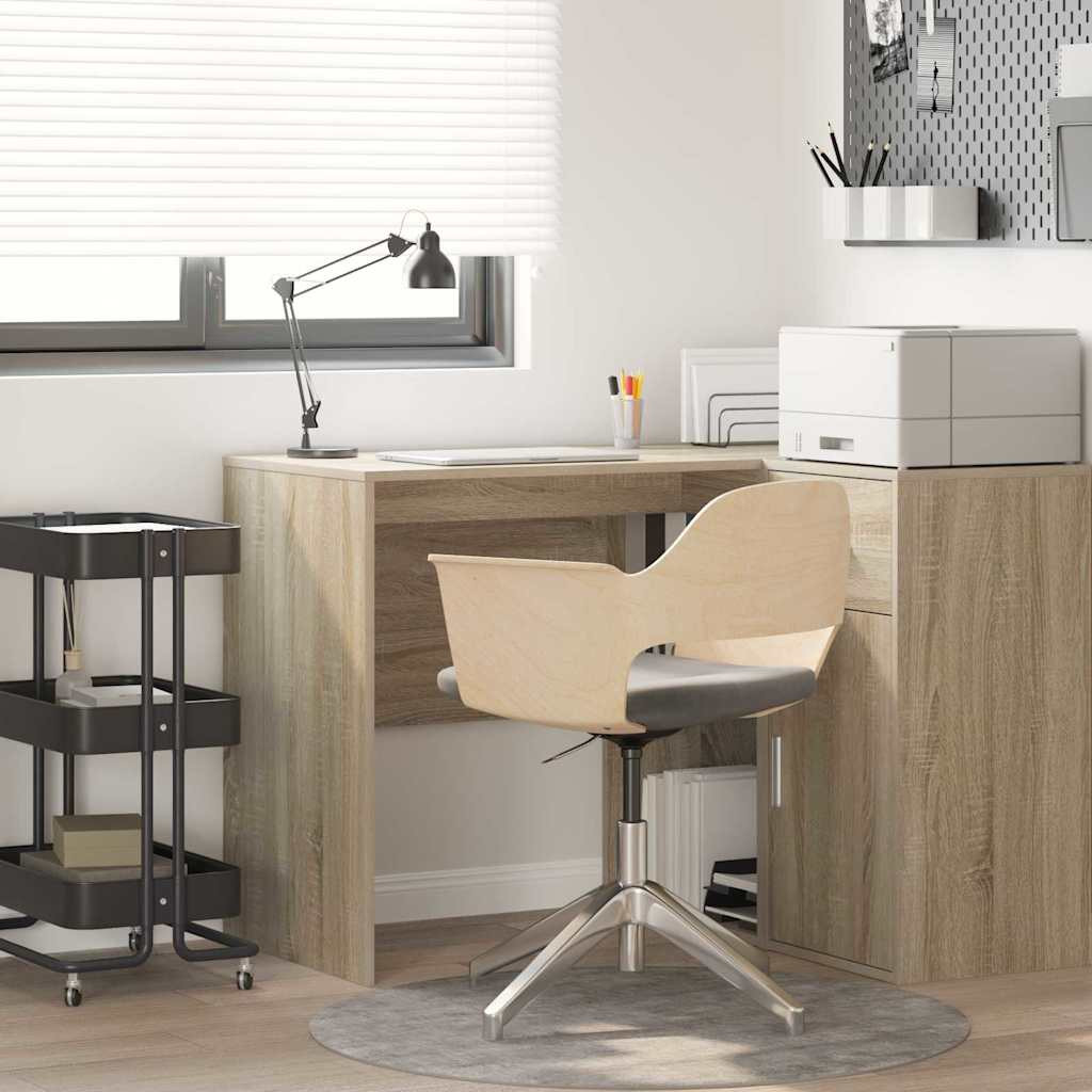 vidaXL Schreibtisch Sonoma-Eiche 102 x 50 x 75 cm Holzwerkstoff