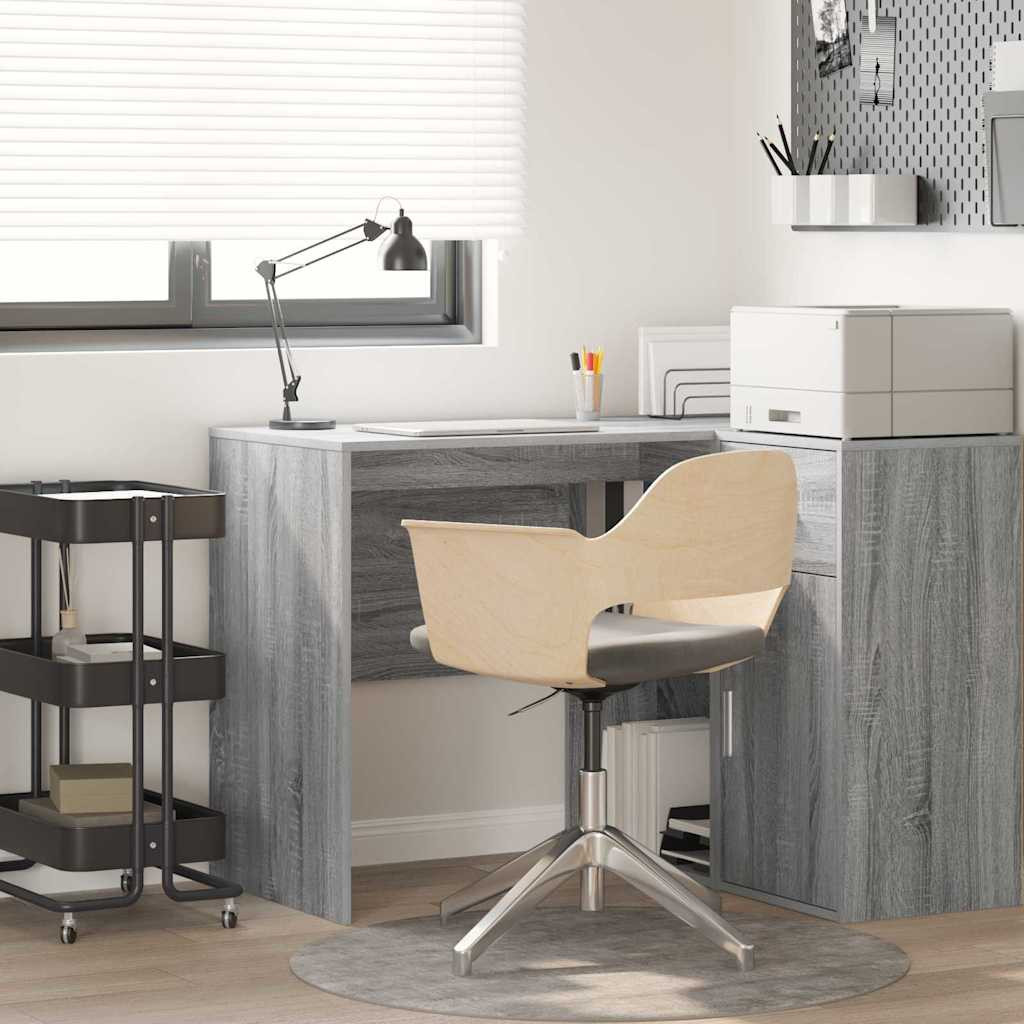 vidaXL Schreibtisch Graues Sonoma 102 x 50 x 75 cm Holzwerkstoff
