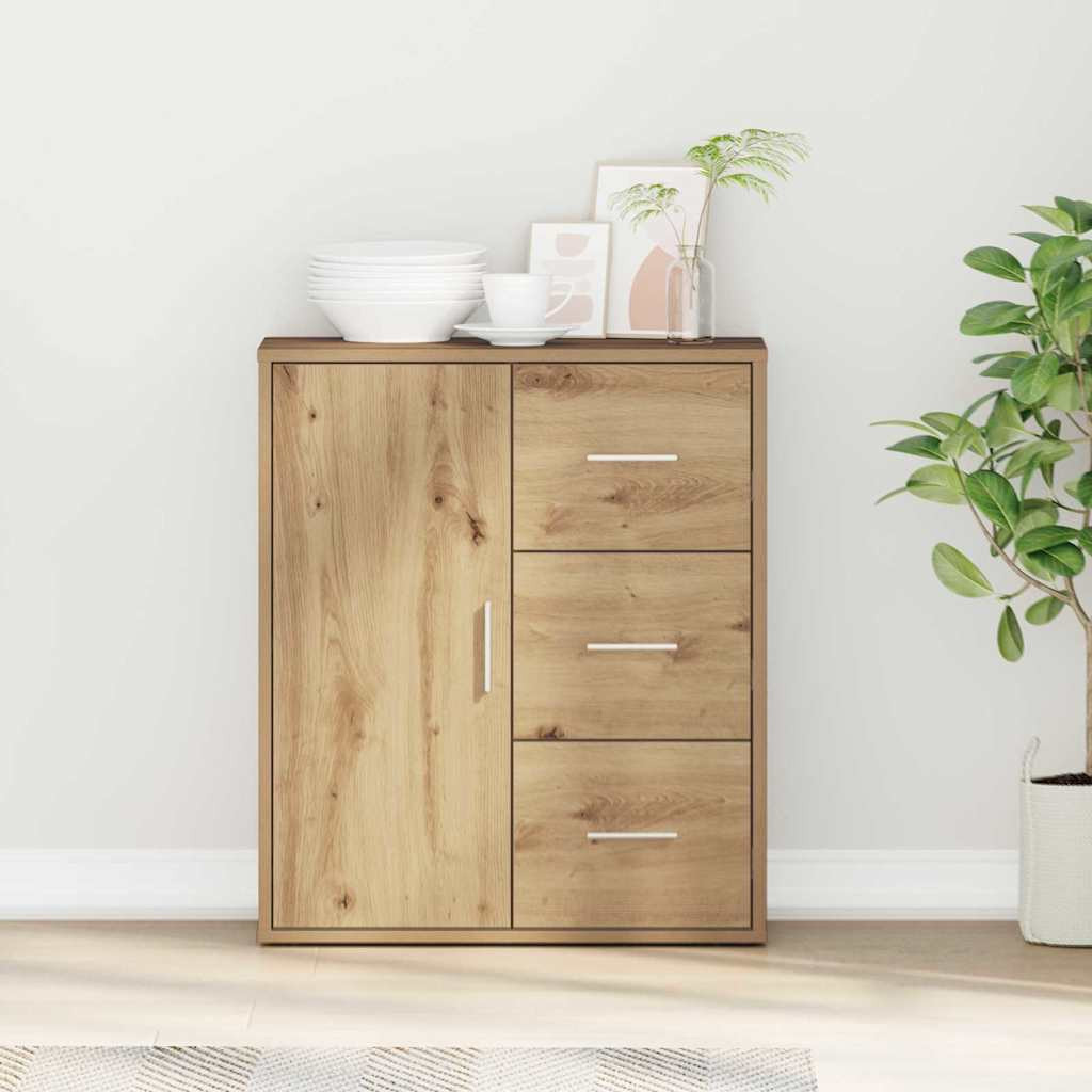 vidaXL Sideboard Artisan-Eiche 60 x 31 x 70 cm Holzwerkstoff