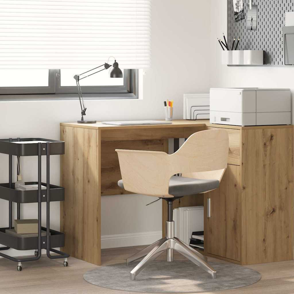 vidaXL Schreibtisch Artisan-Eiche Holzwerkstoff 102 x 50 x 75 cm