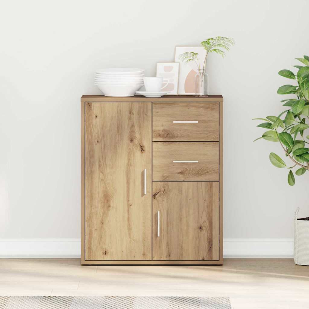 vidaXL Sideboard Artisan-Eiche 60 x 31 x 70 cm Holzwerkstoff
