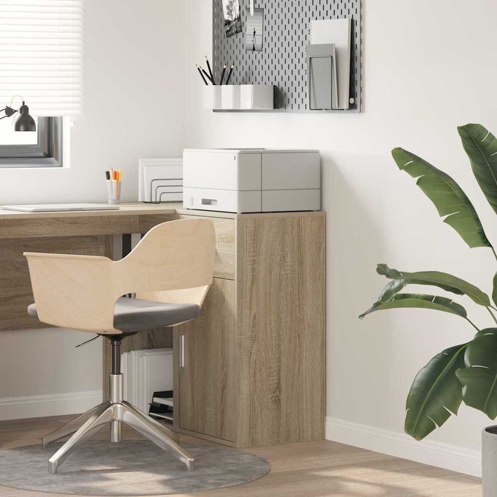 vidaXL Sideboard mit Schubladen Sonoma-Eiche 38 x 34 x 75 cm