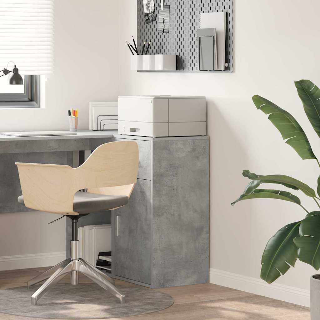 vidaXL Sideboard mit Schubladen Beton Grau 38 x 34 x 75 cm