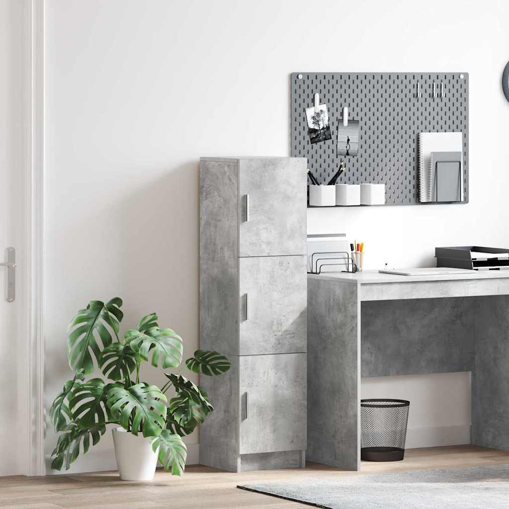 vidaXL Highboard Beton Grau 31,5 x 32 x 122,5 cm