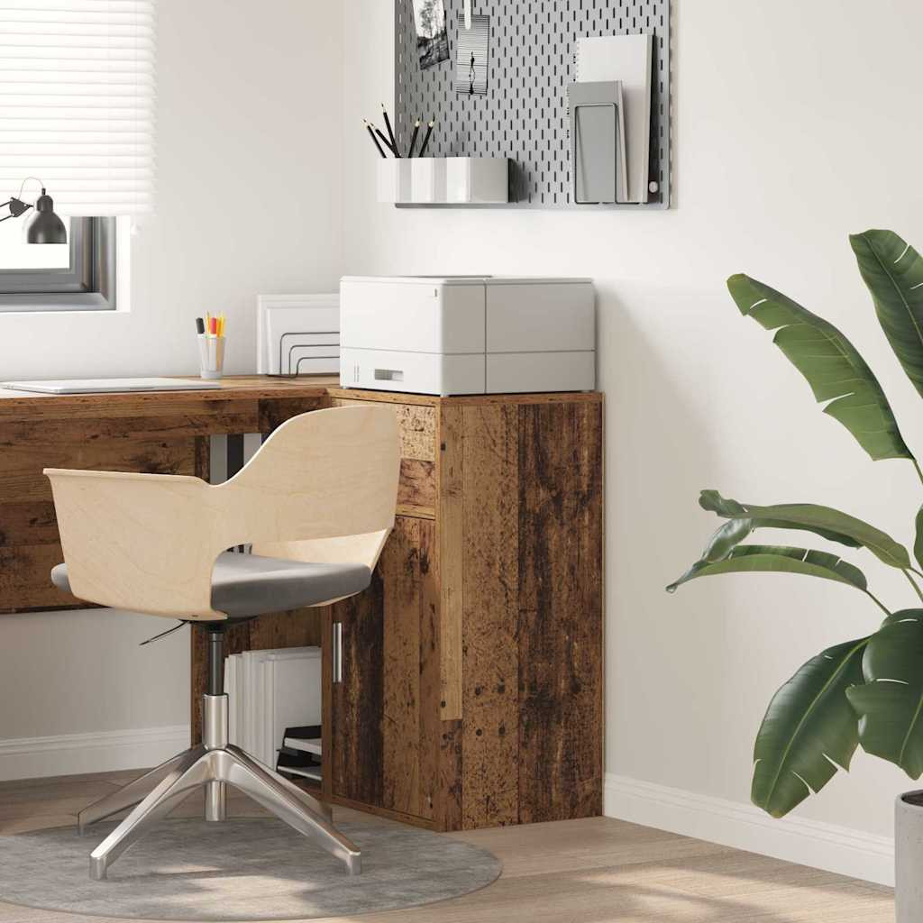 vidaXL Sideboard mit Schubladen Altholz 38 x 34 x 75 cm