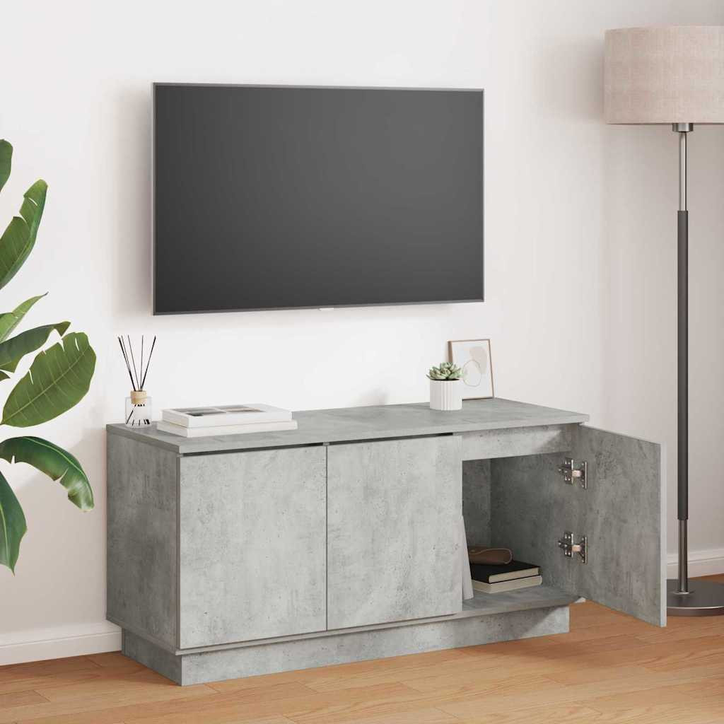 vidaXL TV-Schränk Beton Grau 100 x 38 x 49 cm Holzwerkstoff