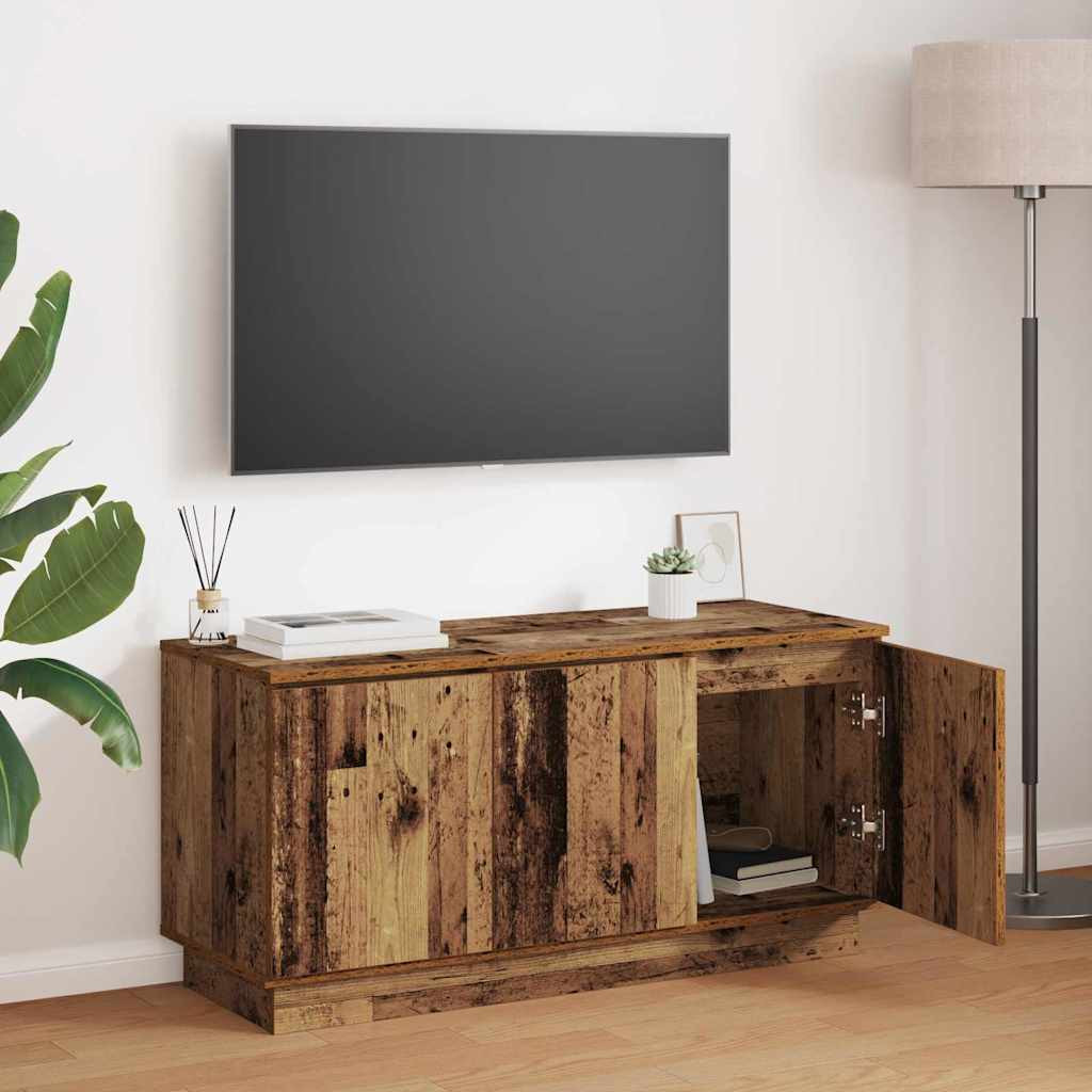 vidaXL TV-Schränk Altholz 100 x 38 x 49 cm Holzwerkstoff
