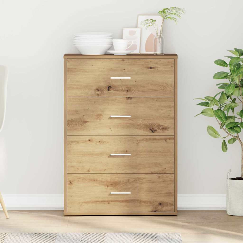 vidaXL Sideboard Artisan-Eiche 60 x 31 x 84 cm Holzwerkstoff