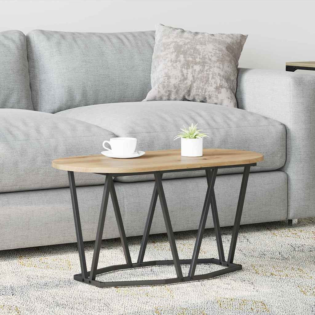 vidaXL Couchtisch Artisan-Eiche 80 x 40 x 40.5 cm Sperrholz und Metall
