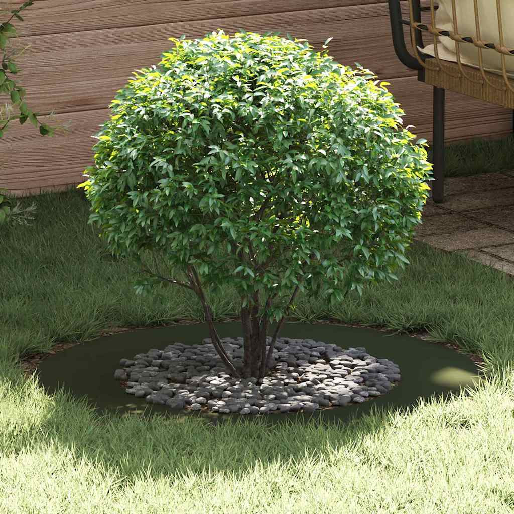 vidaXL geeignet für flachen Baumring Olivgrün Ø50/80 cm Stahl
