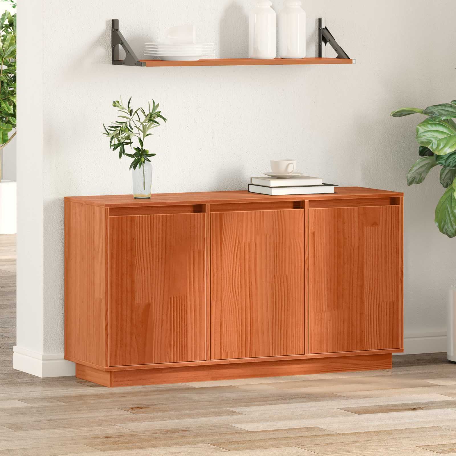 vidaXL Sideboard Braun Eichen-Optik 111 x 34 x 60 cm