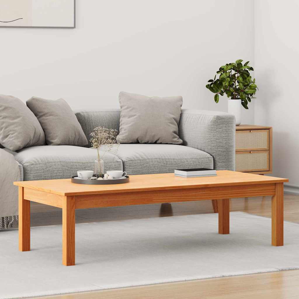 vidaXL Couchtisch Max Braun 110 x 50 x 30 cm Massives Kiefernholz