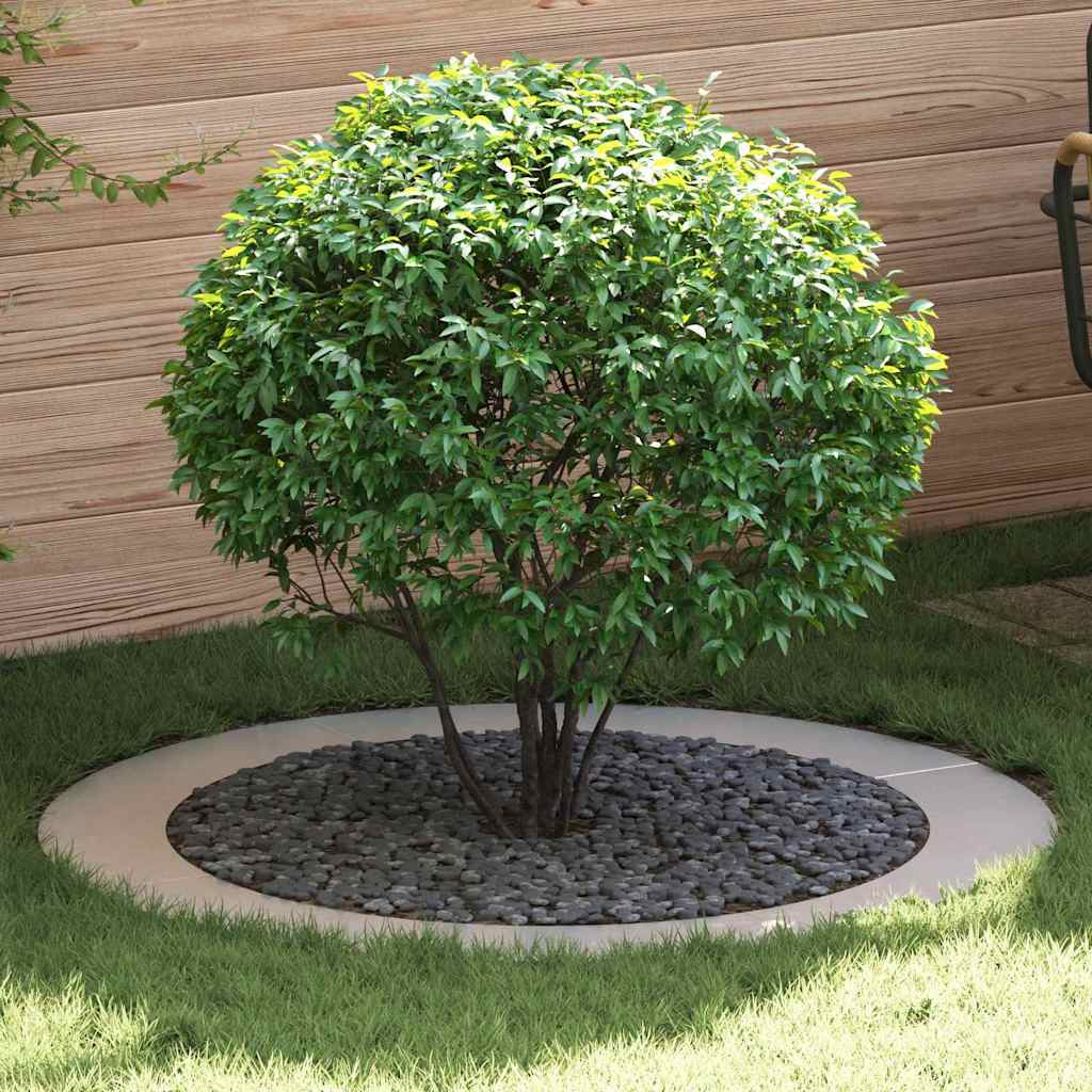 vidaXL geeignet für flache Baumringe 5 Stk. Silber Ø90/120 cm