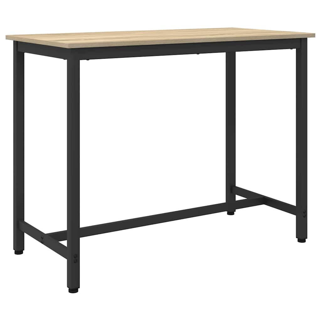 vidaXL Tisch Sonoma-Eiche 100 x 50 x 76,5 cm Ingenieure Holz und Stahl