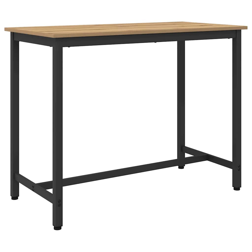 vidaXL Tisch Artisan-Eiche 100 x 50 x 76,5 cm