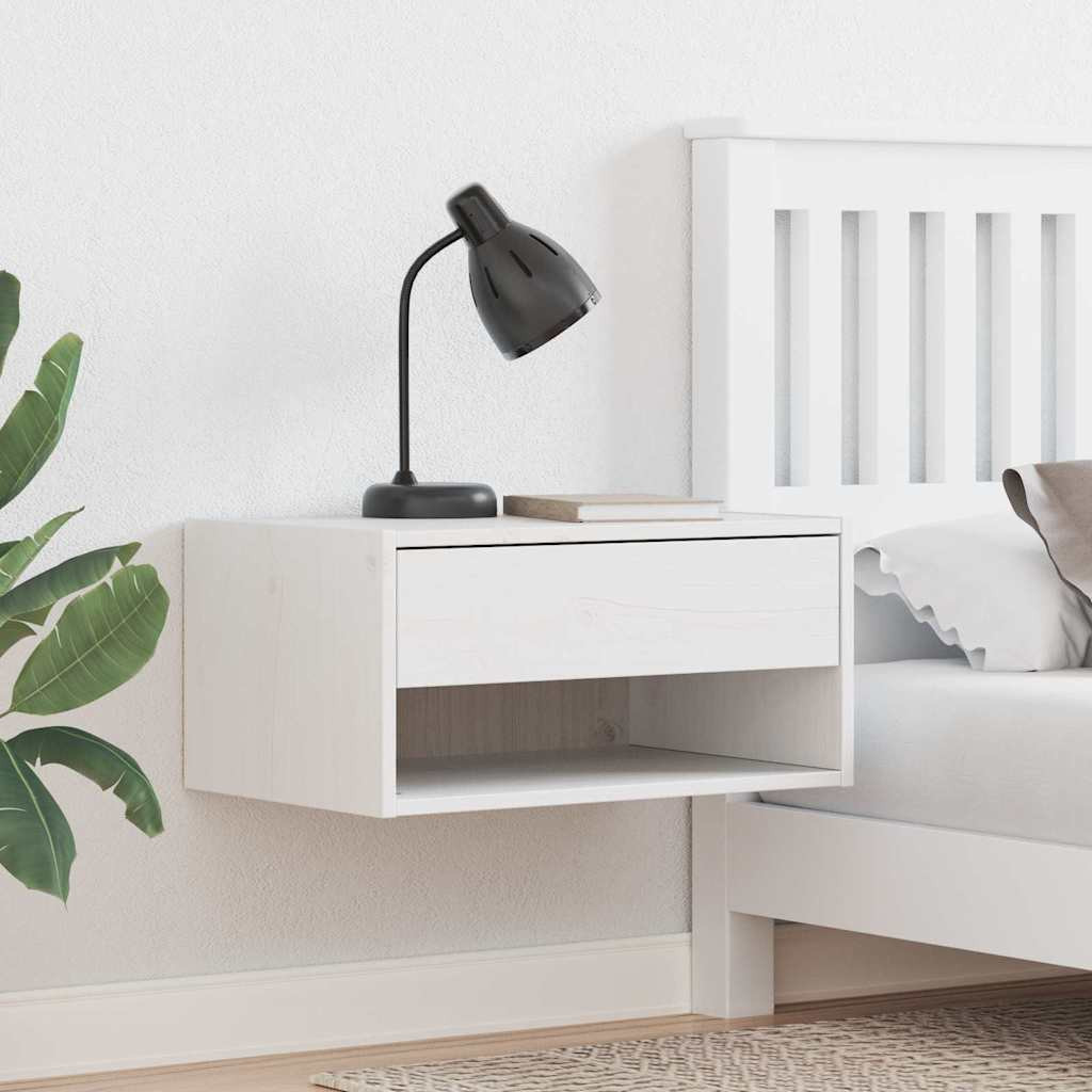 vidaXL Nachttisch Wachsbraun 50 x 32,5 x 24 cm Massivholz Kiefer