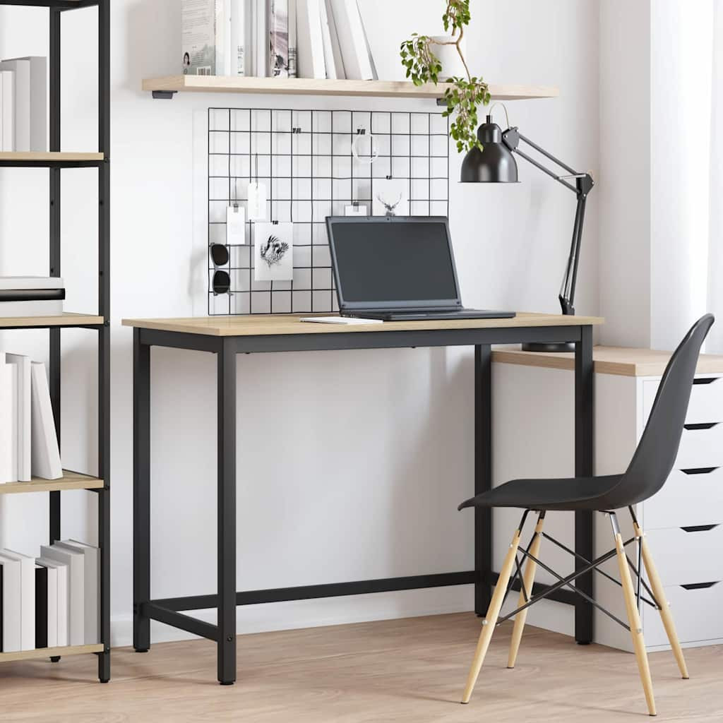 vidaXL Tisch Sonoma-Eiche 80 x 50 x 76,5 cm Ingenieure Holz und Stahl