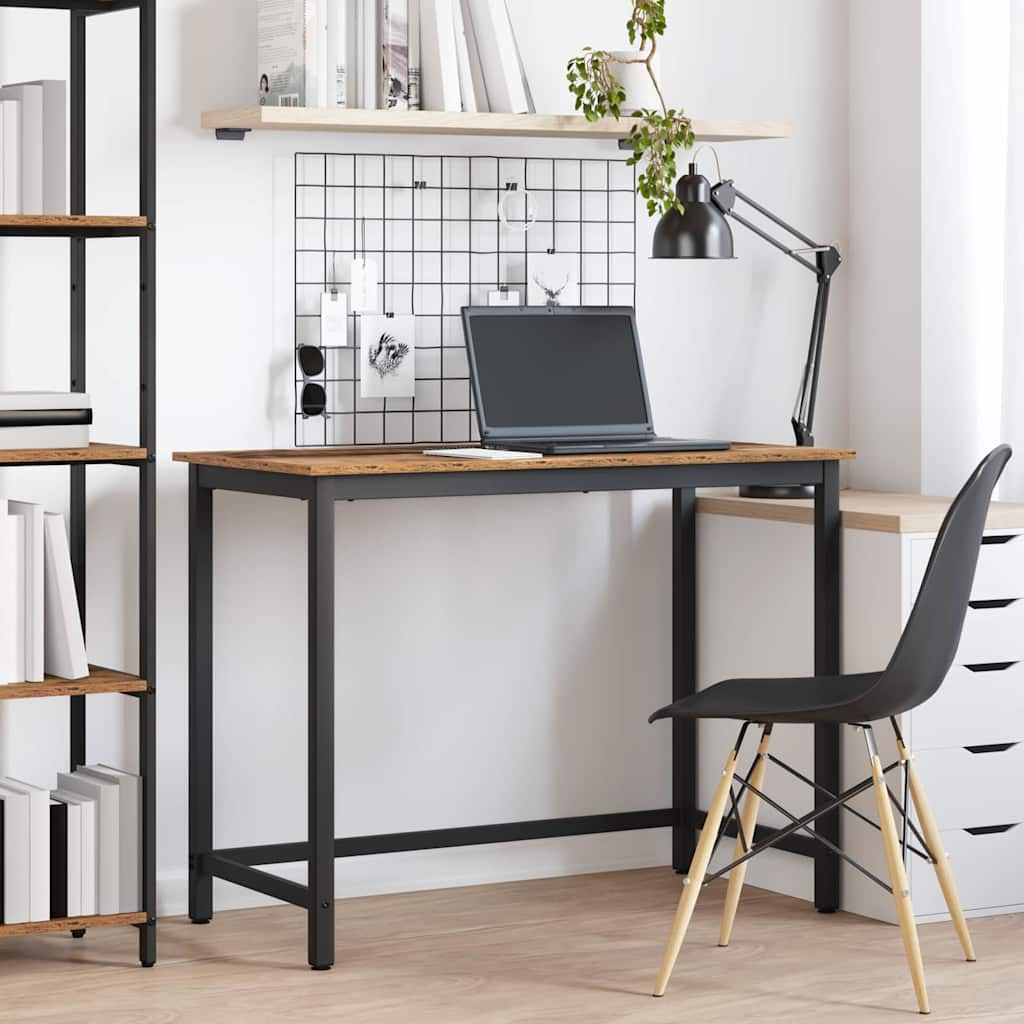 vidaXL Tisch Altholz 80 x 50 x 76,5 cm Ingenieure Holz und Stahl