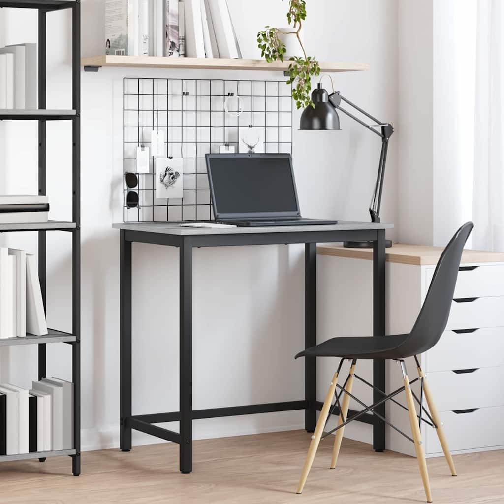vidaXL Tisch Graues Sonoma 100 x 50 x 76,5 cm