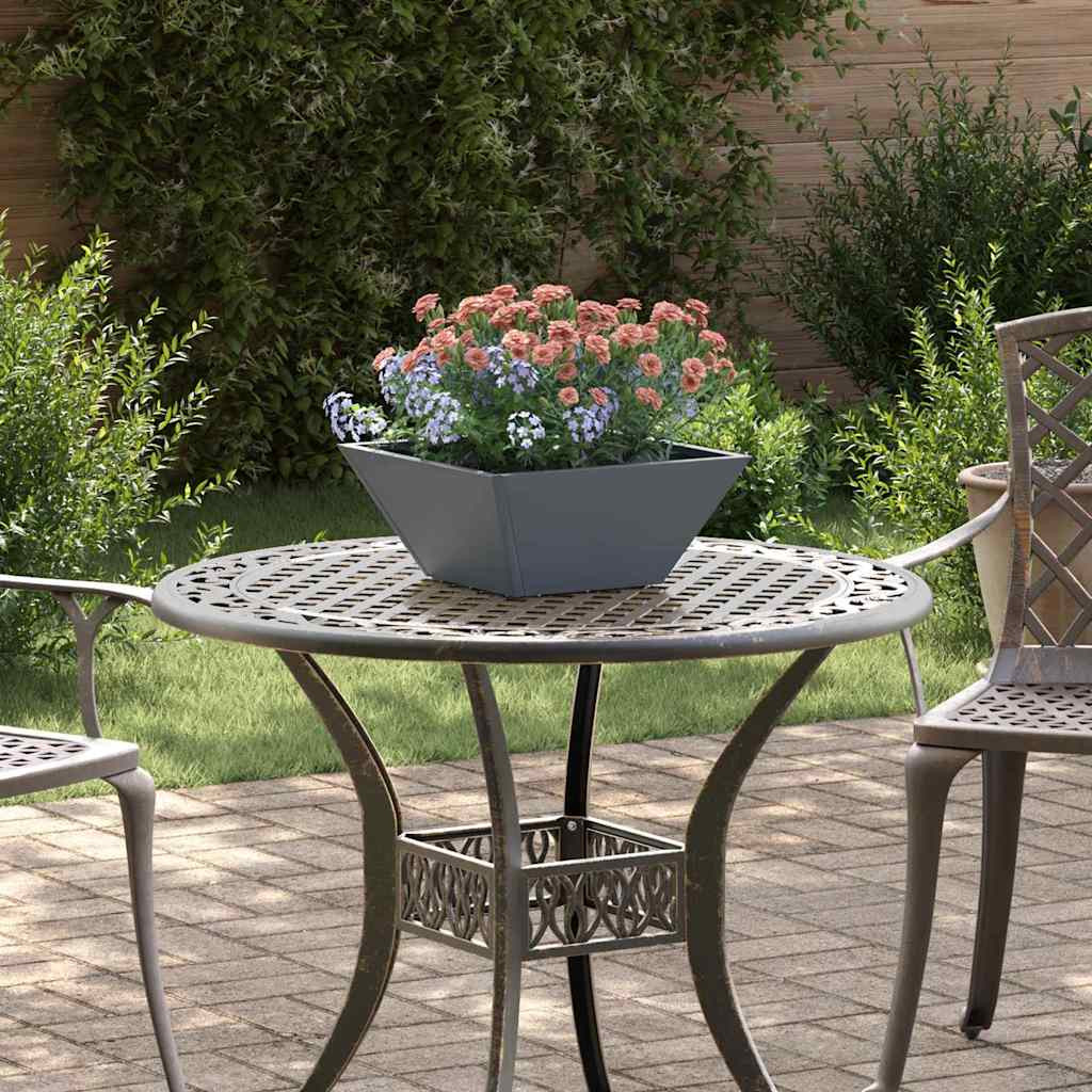 vidaXL Garten-Pflanzgefäß 5 Stk. Anthrazit 35 x 35 x 15 cm