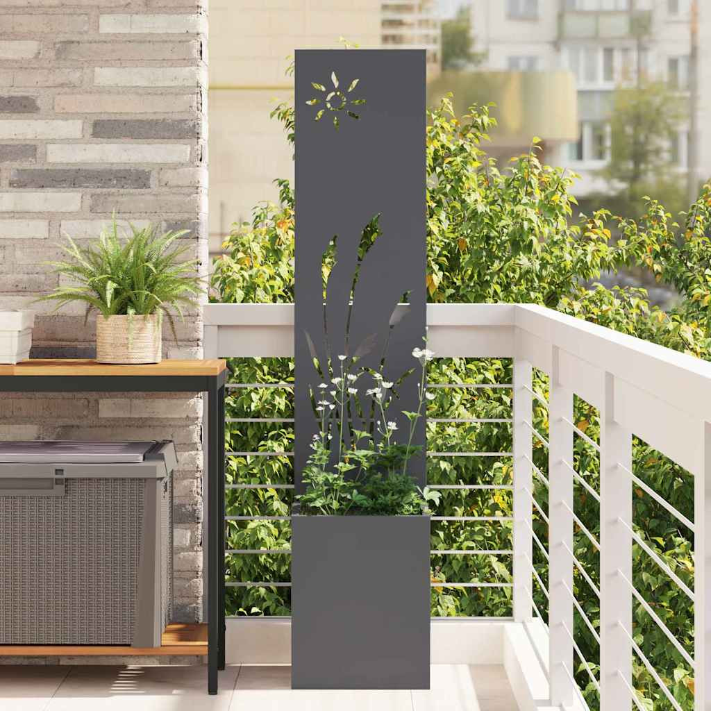 vidaXL Garten Sichtschutz-Leinwand Anthrazit 32 x 32 x 150 cm