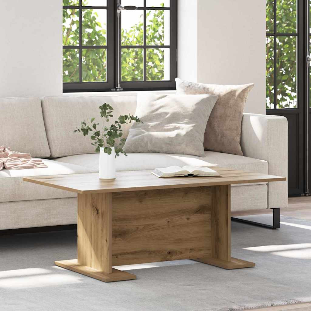 vidaXL Couchtisch Artisan-Eiche 103.5 x 60 x 40 cm Holzwerkstoff