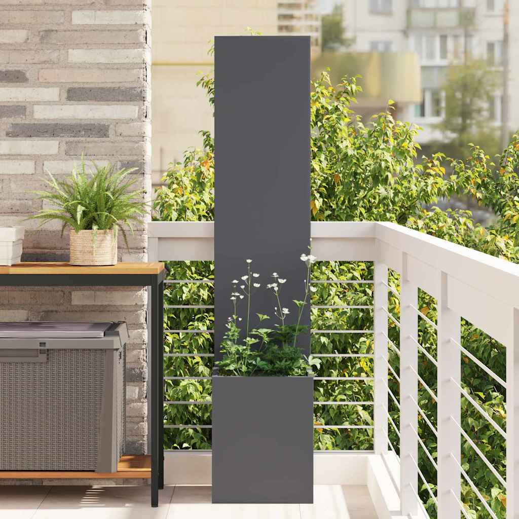 vidaXL Garten Sichtschutz-Leinwand Anthrazit 32 x 32 x 150 cm