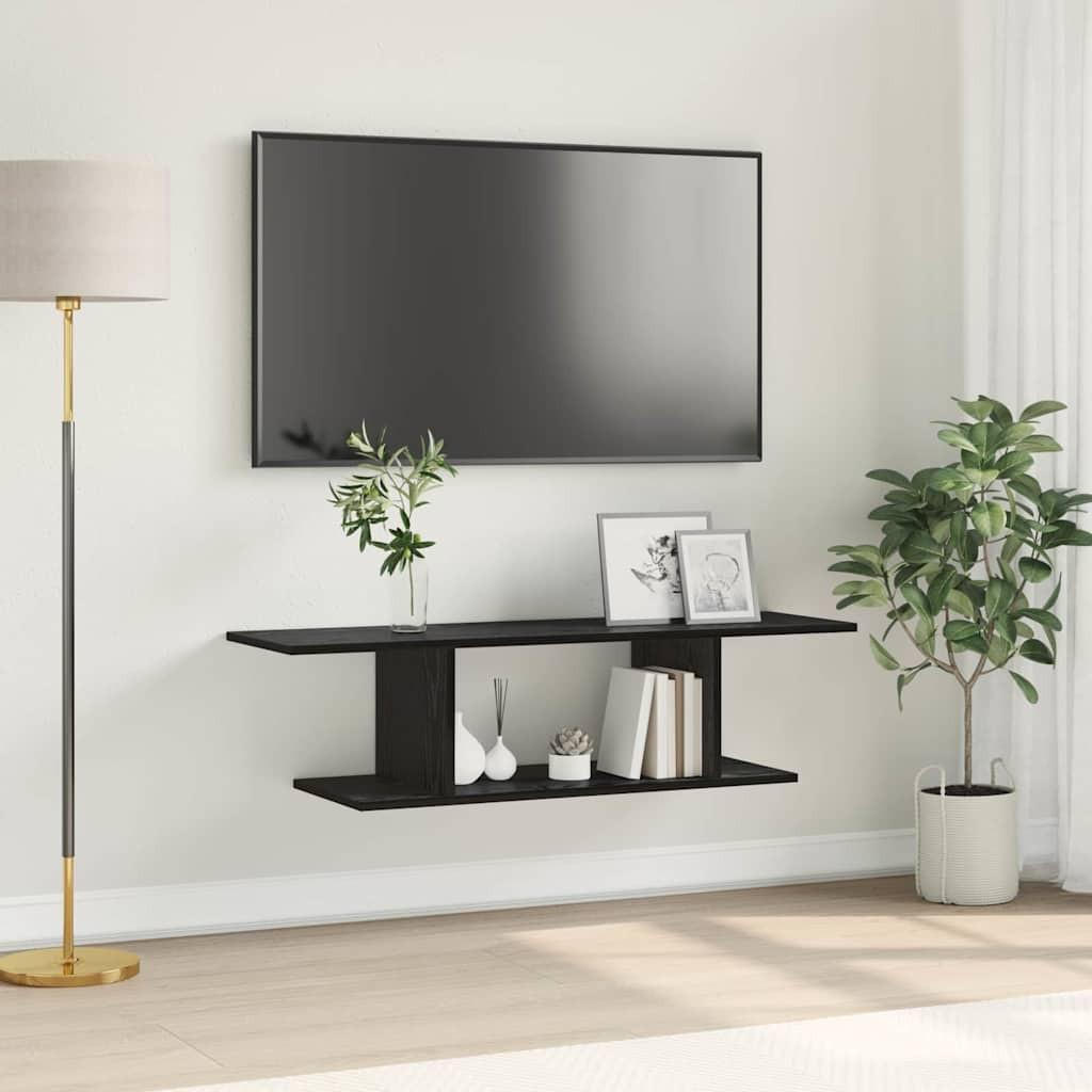vidaXL TV-Schrankset Schwarz 103 x 30 x 26,5 cm Holzwerkstoff