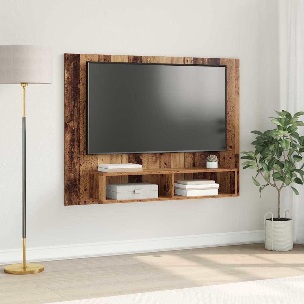 vidaXL TV-Schrankset Altholz 120 x 23,5 x 90 cm Holzwerkstoff