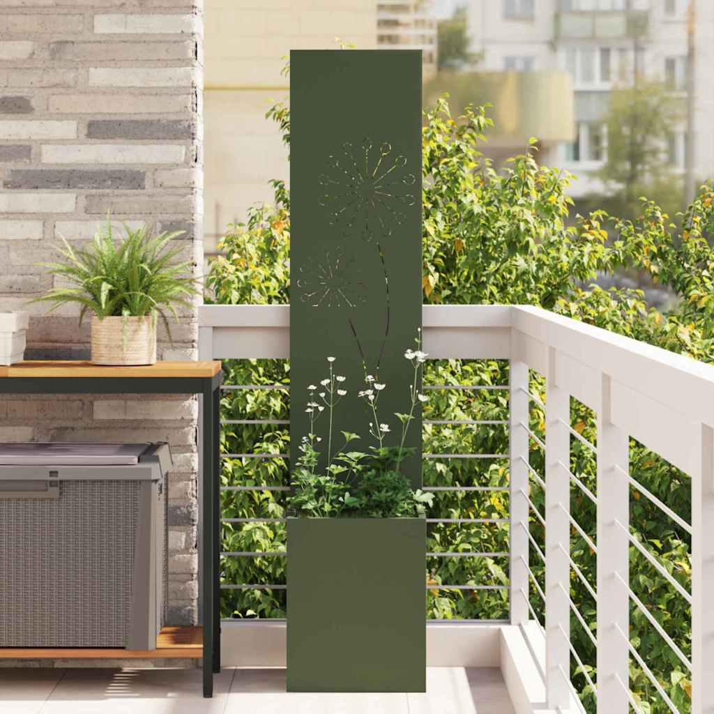 vidaXL Garten Sichtschutz-Leinwand Olivgrün 32 x 32 x 150 cm