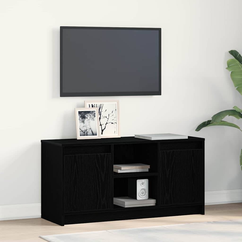 vidaXL TV-Einheiten Schwarz 100 x 34 x 50 cm Holzwerkstoff
