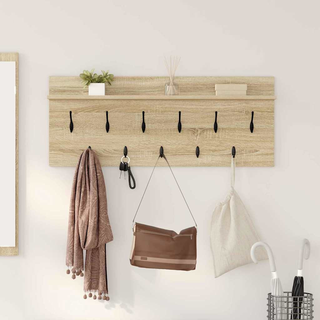 vidaXL Wandmontierter nachttisch Sonoma-Eiche 100 x 40 x 12 cm