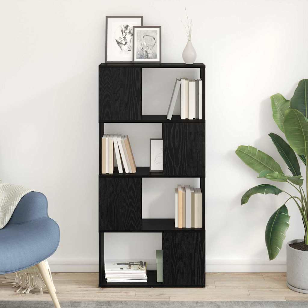 vidaXL TV-Schrankset Schwarz 60 x 24 x 125,5 cm Holzwerkstoff
