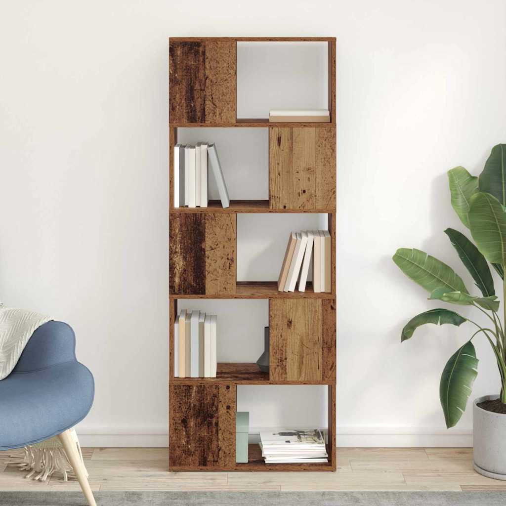 vidaXL TV-Schrankset Wandmontiert Braun 60 x 24 x 156 cm Holzwerkstoff