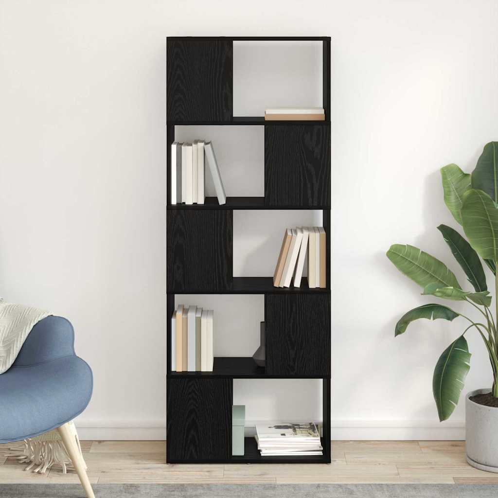 vidaXL TV-Schrankset Schwarz 60 x 24 x 156 cm Holzwerkstoff