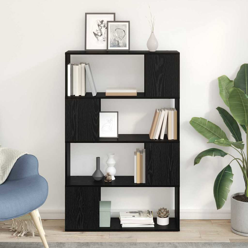 vidaXL TV-Schrankset Schwarz 80 x 24 x 125 cm Holzwerkstoff