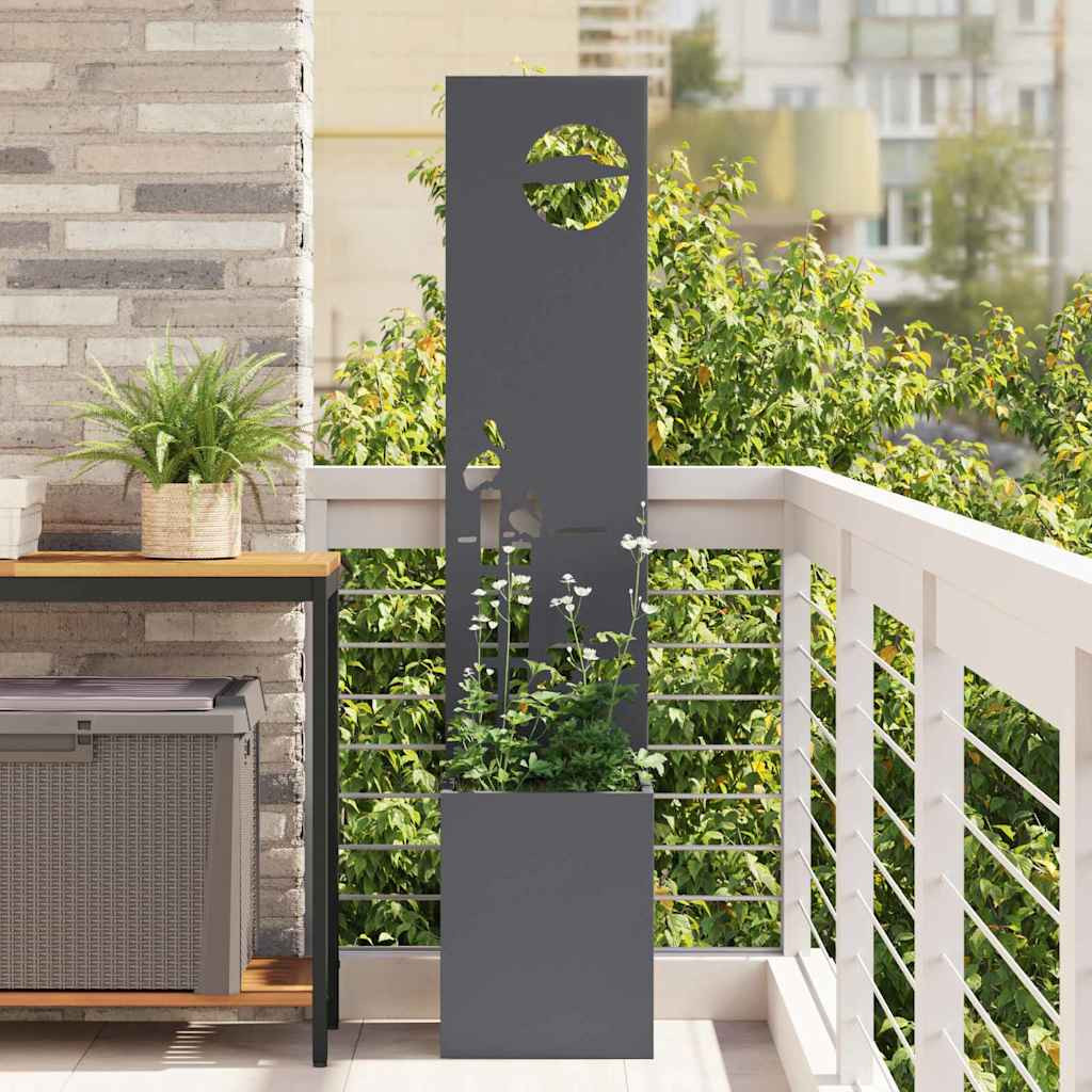 vidaXL Garten Sichtschutz-Leinwand Anthrazit 32 x 32 x 150 cm