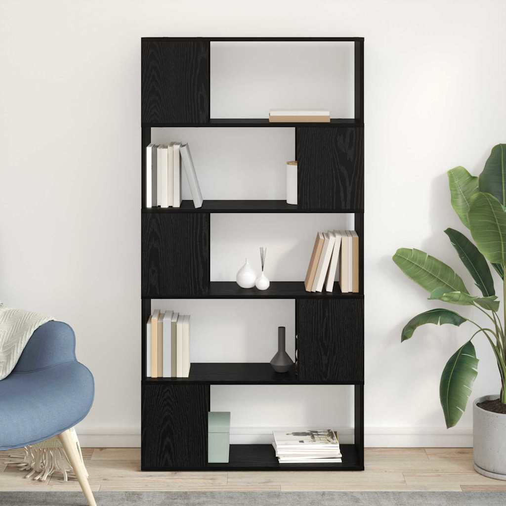 vidaXL TV-Schrankset Schwarz 80 x 24 x 156 cm Holzwerkstoff