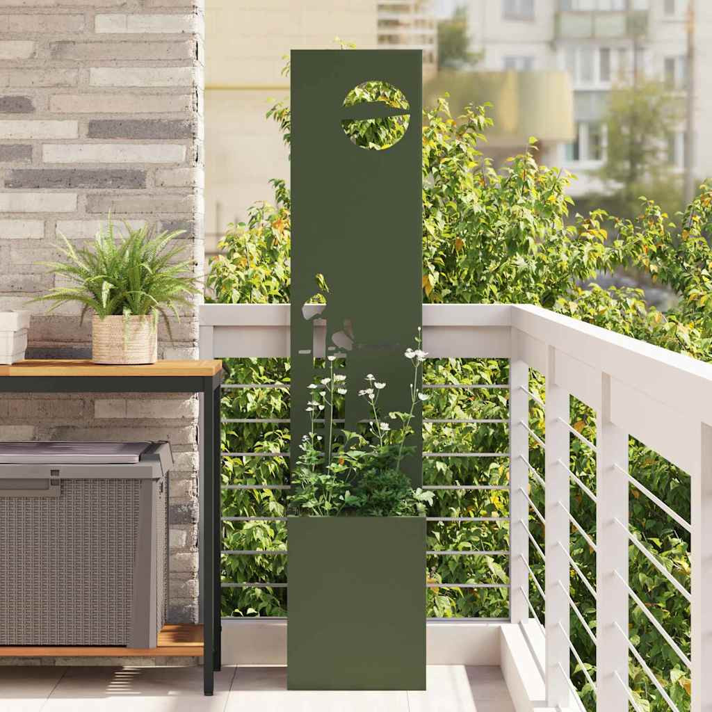 vidaXL Garten Sichtschutz-Leinwand Olivgrün 32 x 32 x 150 cm
