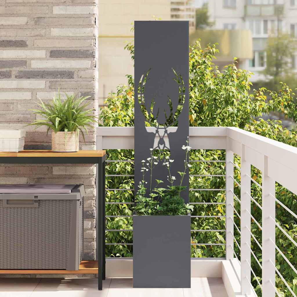 vidaXL Garten Sichtschutz-Leinwand Anthrazit 32 x 32 x 150 cm