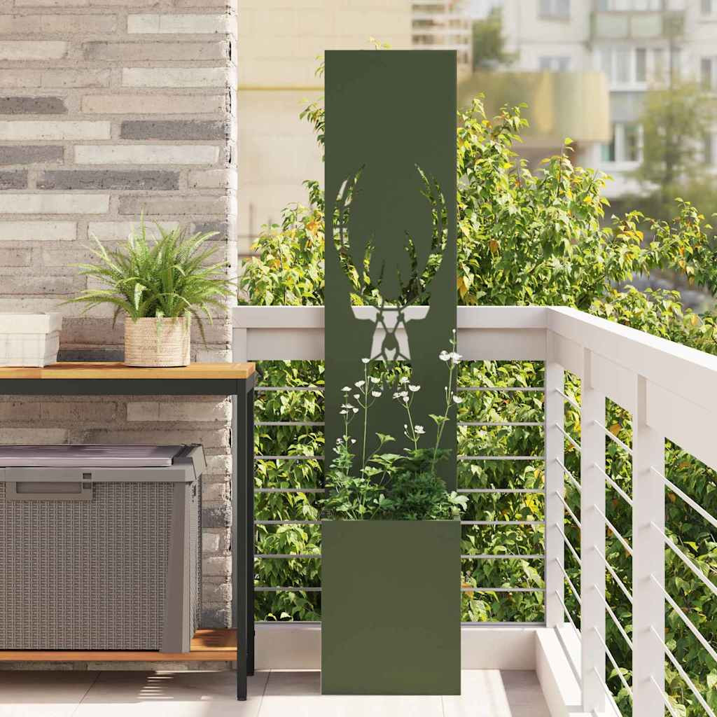 vidaXL Garten Sichtschutz-Leinwand Olivgrün 32 x 32 x 150 cm