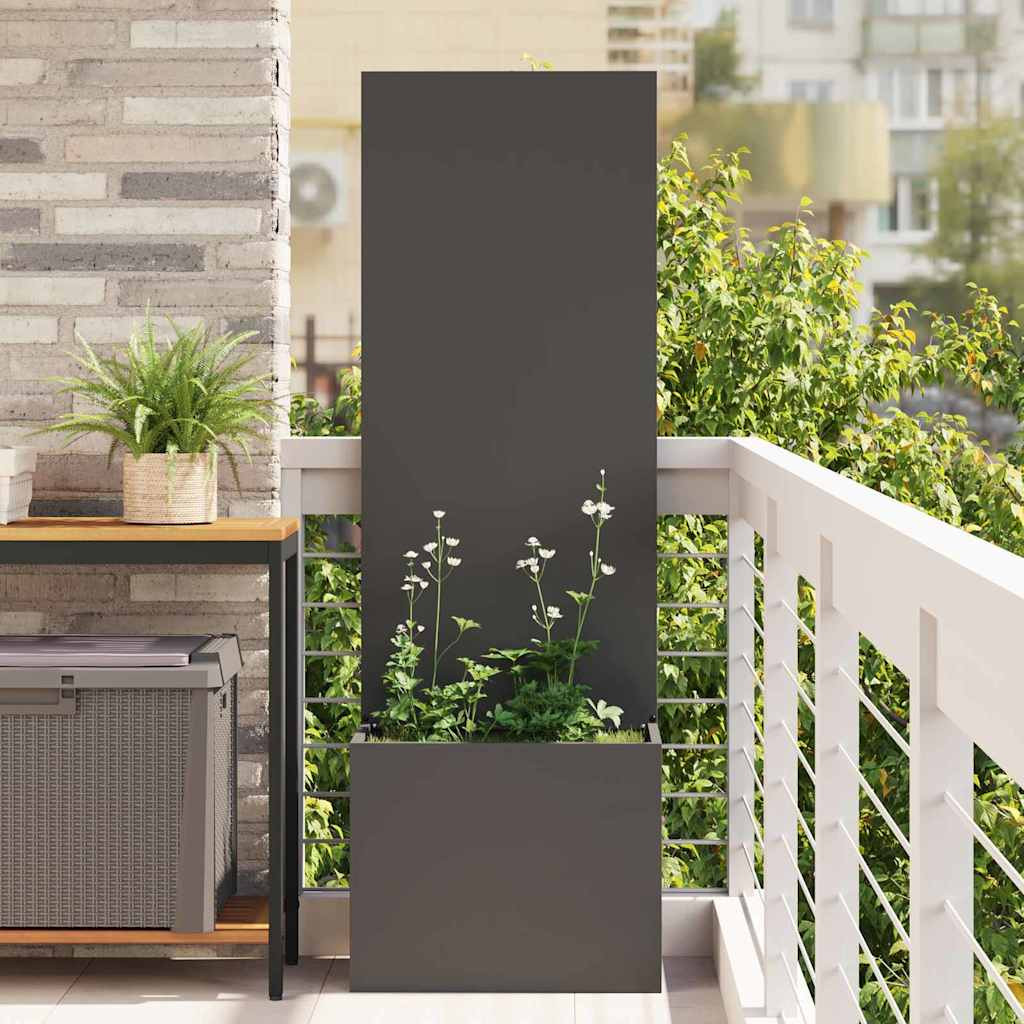 vidaXL Garten Sichtschutz-Leinwand Schwarz 50 x 32 x 150 cm