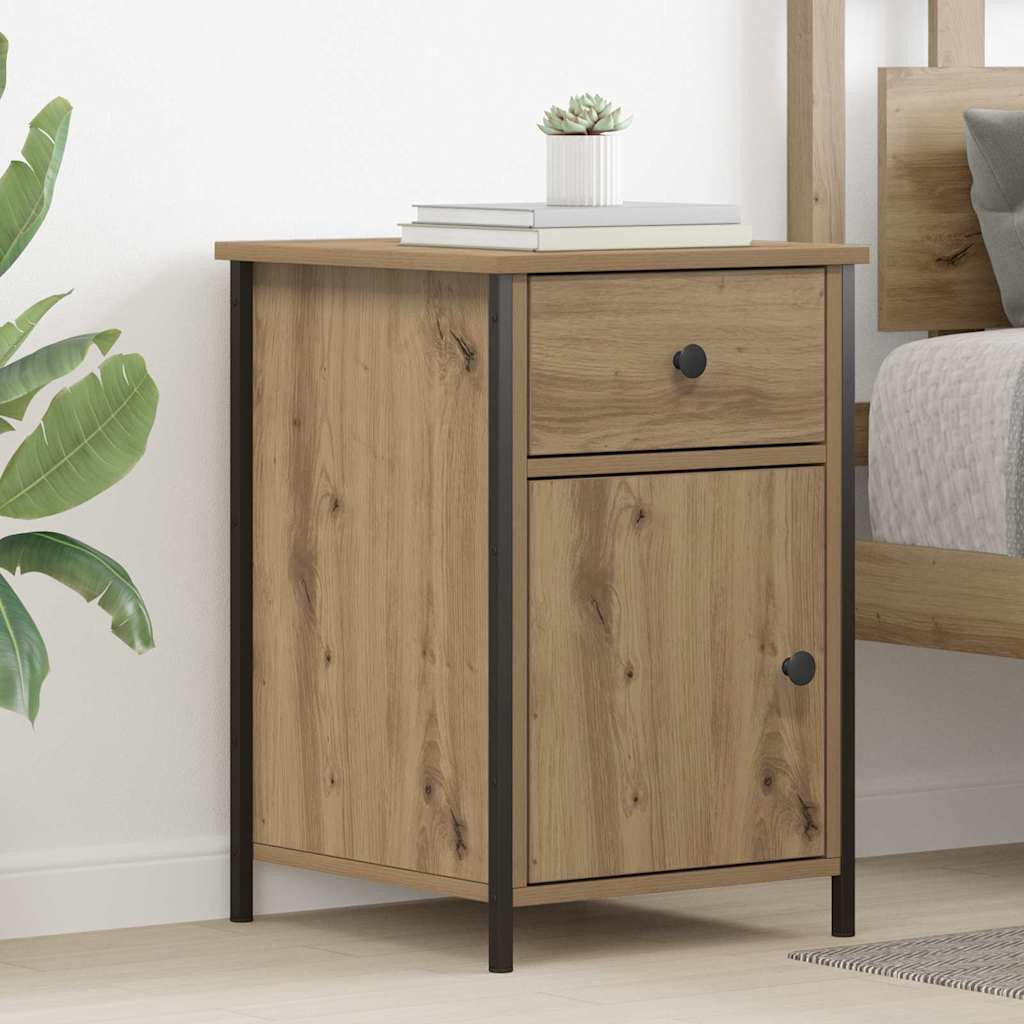 vidaXL Nachttisch Artisan-Eiche 40 x 42 x 60 cm Holzwerkstoff