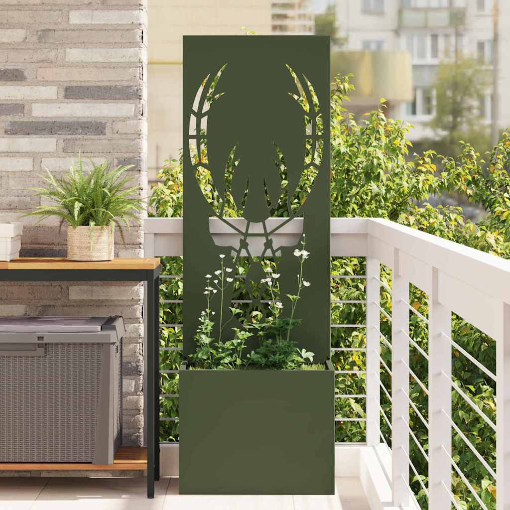 vidaXL Garten Sichtschutz-Leinwand Olivgrün 50 x 32 x 150 cm