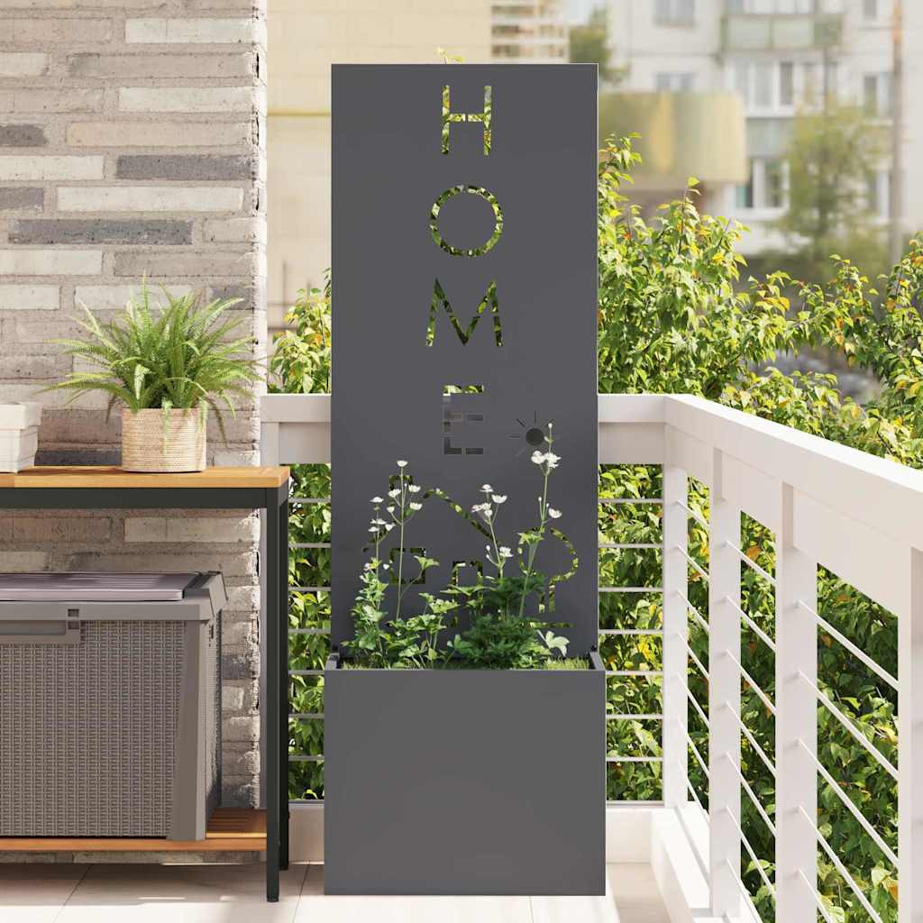 vidaXL Garten Sichtschutz-Leinwand Anthrazit 50 x 32 x 150 cm