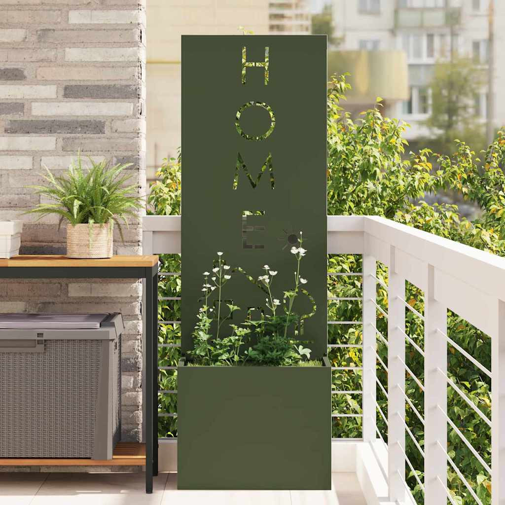 vidaXL Garten Sichtschutz-Leinwand Olivgrün 50 x 32 x 150 cm