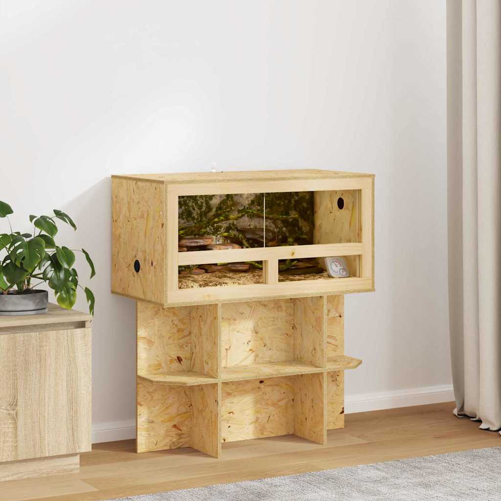 vidaXL Terrarium Braun 80 x 40 x 40 cm OSB